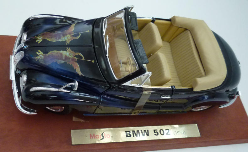 BMW 502 1955 AZUL MARINO 1/18