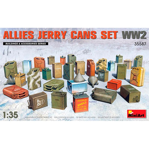 ACCESORIOS ALLIES JERRY CANS SET WW2, 1/35