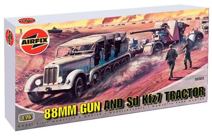 88MM GUN TRACTOR, 1/76