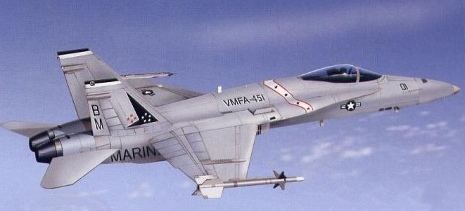 F-18 HORNET VMFA 451 WARLORDS, 1/48