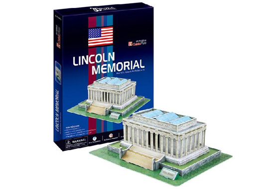 LINCOLN MEMORIAL, WASHINSTON - PUZZLE 3D