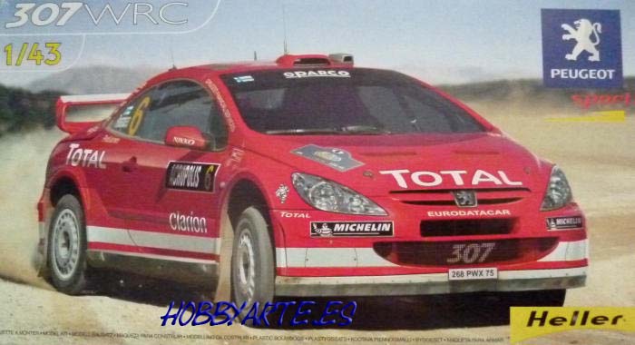 PEUGEOT 307 WRC 2004, 1/43
