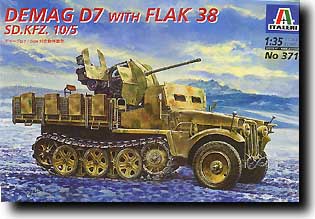 DEMAG D7 WITH FLAK 38 SD.KFZ. 10/5 1/35