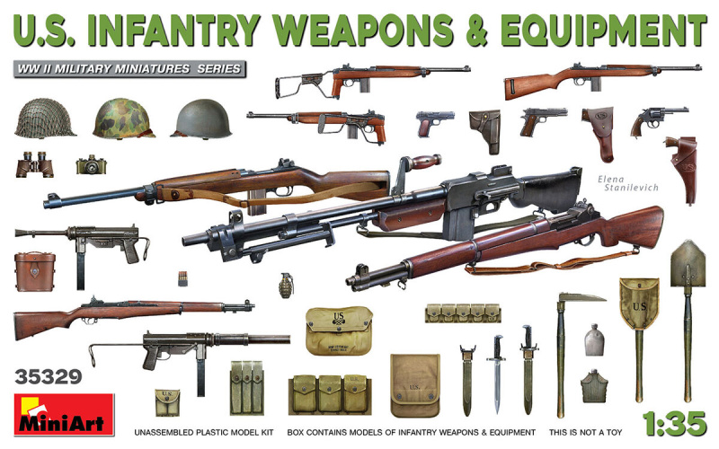 U.S. INFANTRY WEAPONS & EQUIPMENT WWII, 1/35