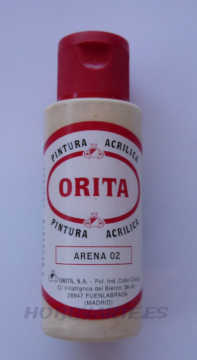 ARENA 02, PINTURA ACRILICA ORITA 60 ML