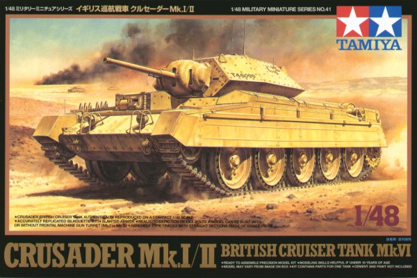 CRUSADER Mk.I/II BRITISH CRUISER TANK Mk.VI 1/48